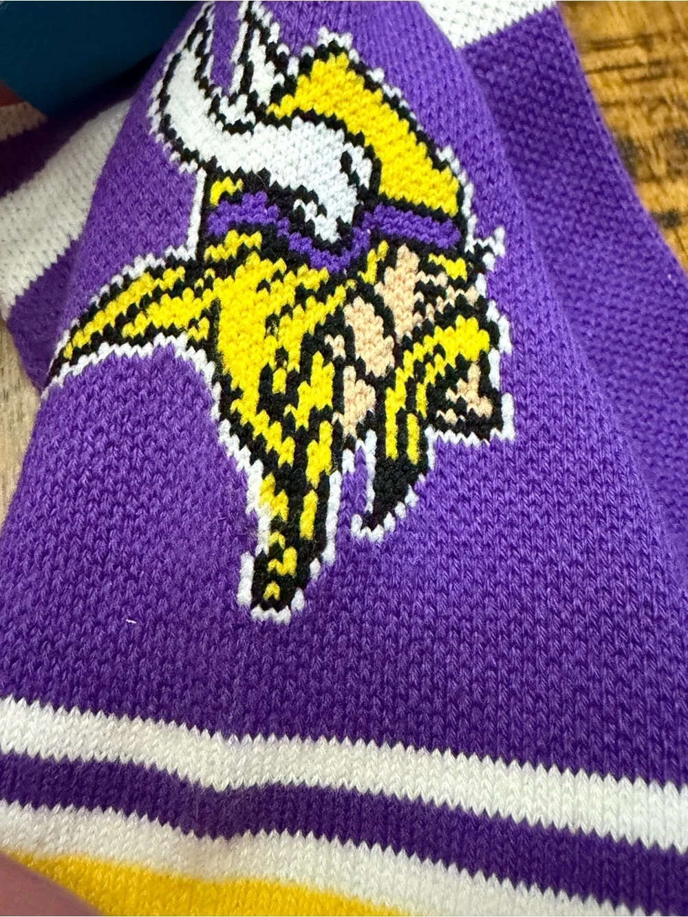 Stance NFL Minnesota Vikings Purple & Gold Crew Socks LG